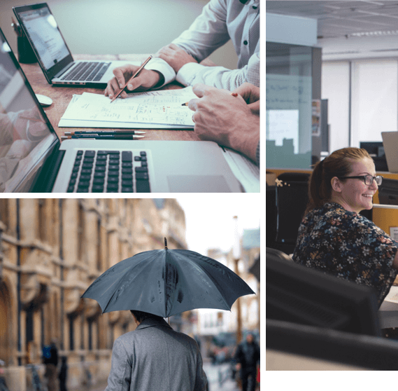 x3 photos that represent Taurus as a brand.